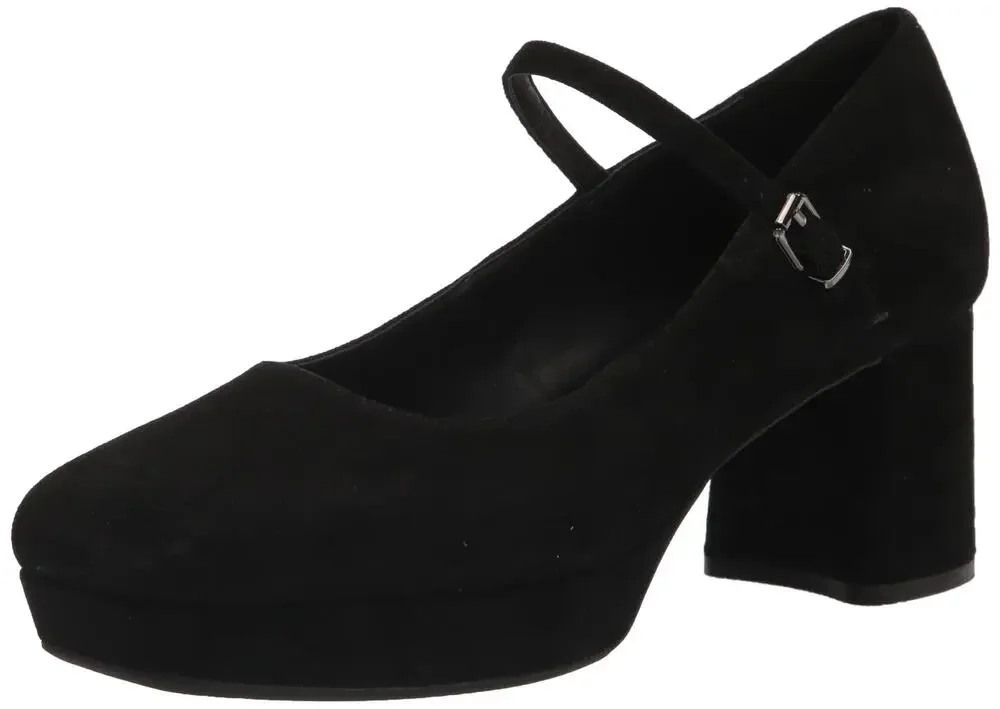 AEROSOLES SHANNON, BLACK SUEDE, 8.5M